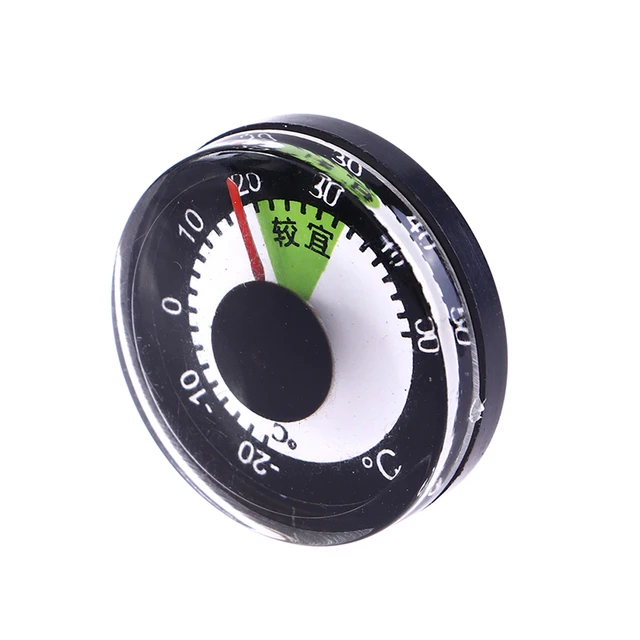 Stick On Window Thermometer Temperature Indoor/Outdoor Waterproof Dial  Round 4.3 Inch Diameter 