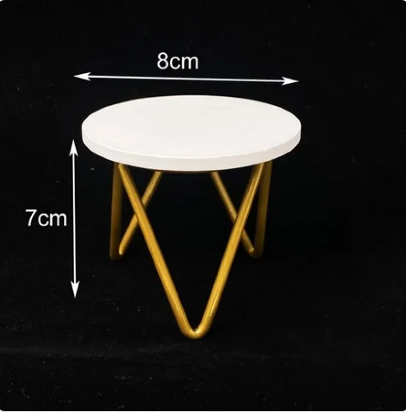 

Маленький модный стол в европейском стиле, модель чайного столика для 12-дюймовых фигурок, аксессуары «сделай сам», масштаб 1/6