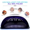 320W Nail Lamp UV 72LED Nail Lamp Dryer Big Power Fast Curing Nail Gel Professional Nail Dryers UV Gel Drying Tools Machine 4