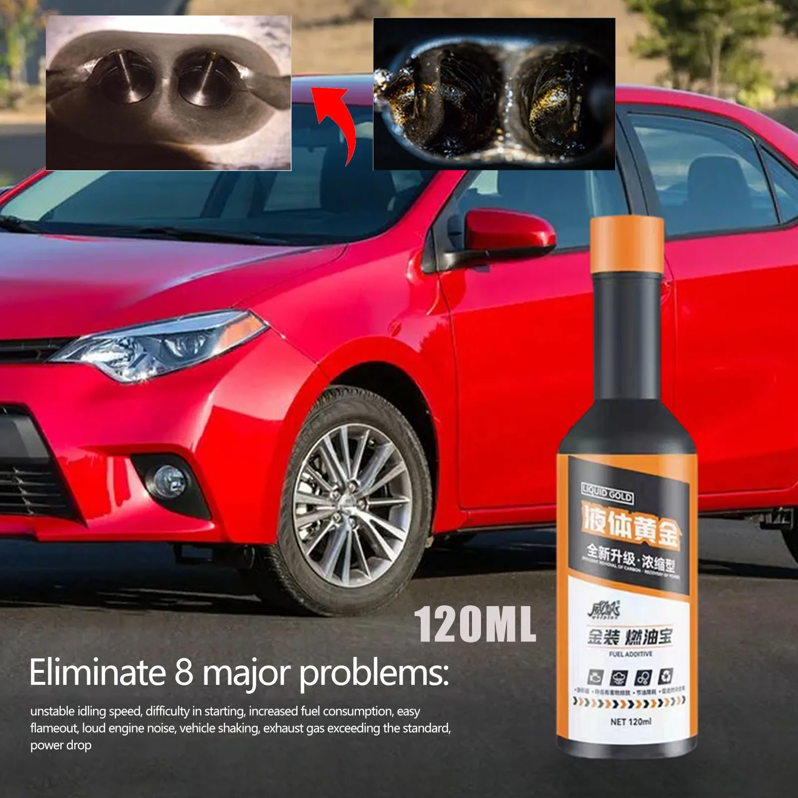 

120ml Engine Oil System Cleaner Diesel Injector Cleaner Diesel Saver Oil Additive Energy Saver Car Fuel Treasure Diesel Additive