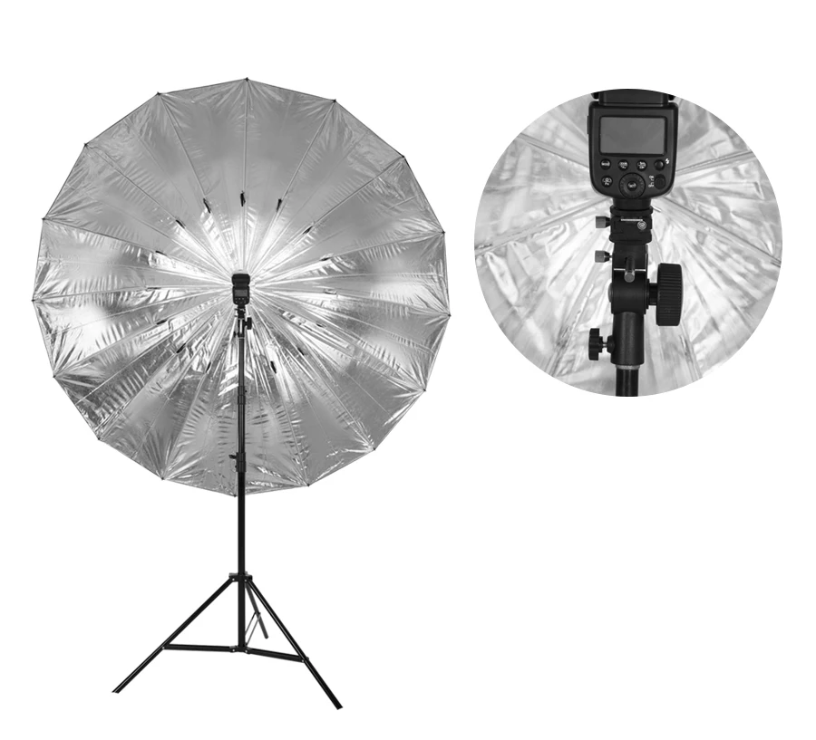 Godox Type-D Camera Flash Speedlite Mount Swivel Light Stand Bracket with Umbrel