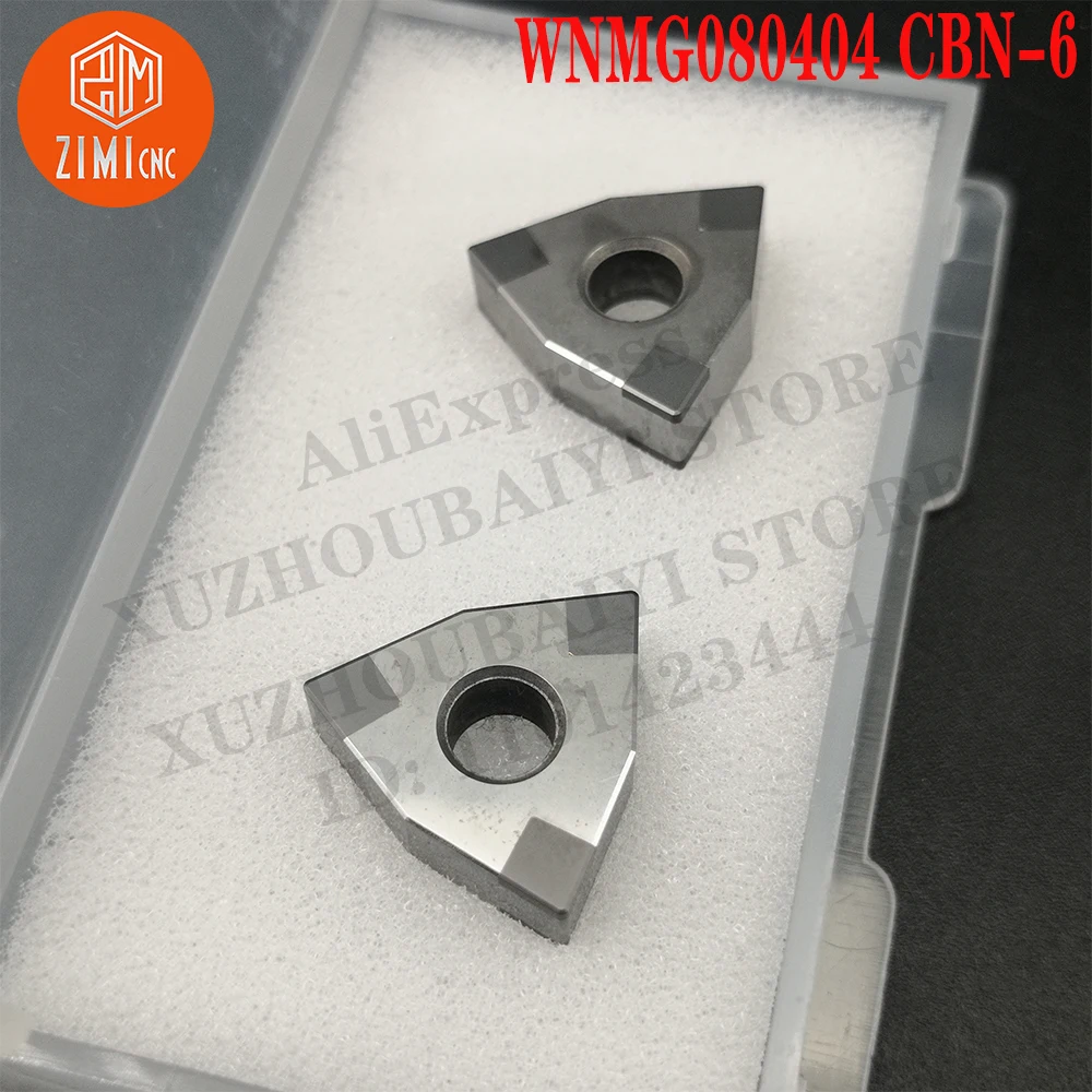 

WNMG080404 CBN-6 WNMG 080404 CBN-6 Carbide Inserts Turning Inserts CNC Tool Metal Cutter Lathe Blade metal lathe mechanical WNMG