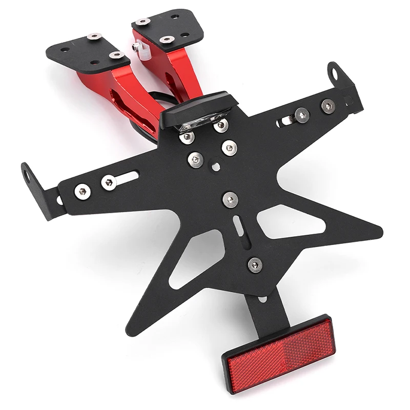 YAMAHA TMAX T-MAX 530 560 TMAX530 T-MAX560 2017-2021 라이센스 플레이트 홀더 펜더 제거기 테일 깔끔한 브래킷 (LED 포함)