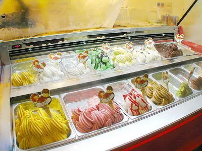 Stainless Steel Restaurant Commercial Gelato Ice Cream Display Refrigerator Freezer Large Capacity Cold Freezer - Image 6