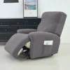 4PCS Split Jacquard Recliner Sofa Covers Elastic Armchair Chair Cover Non-Slip Recliner Chairs Slipcovers For Living Room Decor 6