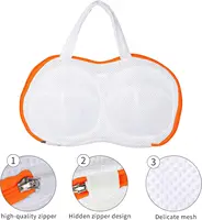 Bra Washing Bag for Laundry,Fine Mesh 3D bracket Lingerie Bags for Washing Delicates, Brassiere Laundry Bag for Washing Machine 1