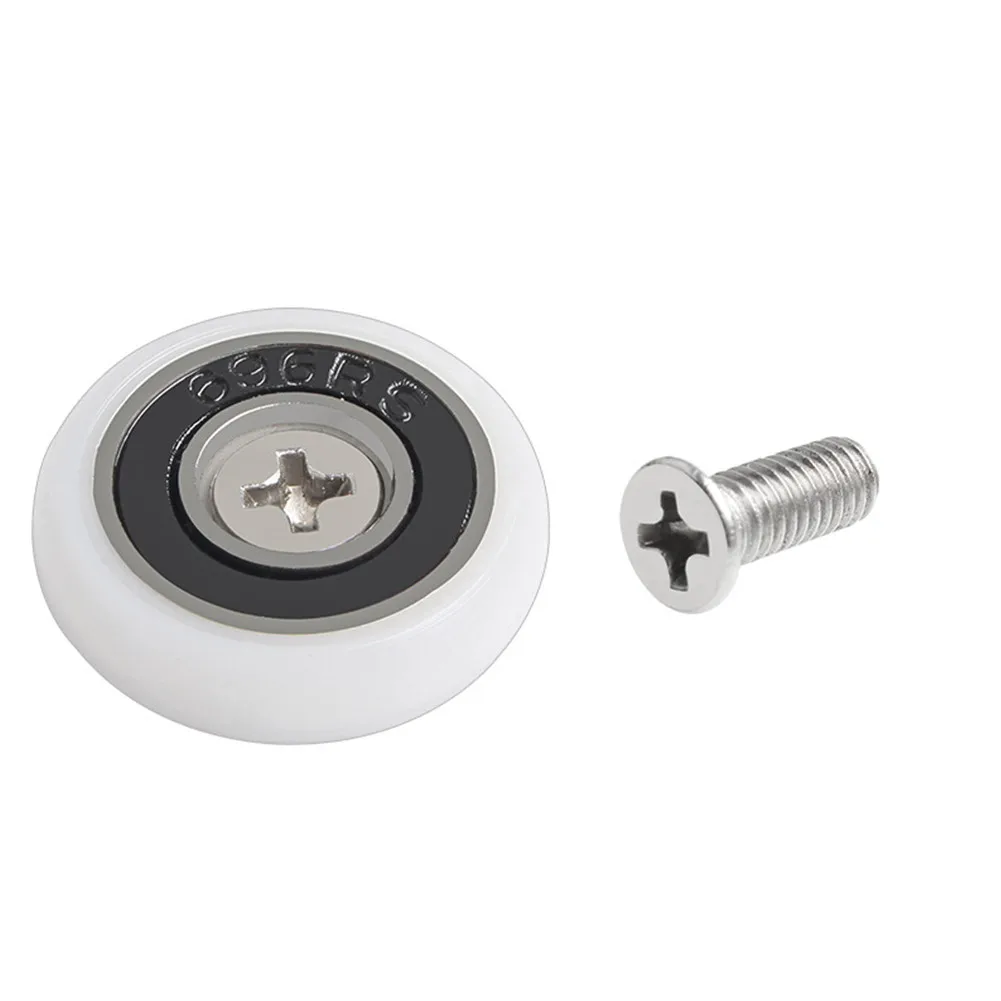 Shower Door Roller Replacement Door Pulley 19/23/25mm Wheel Diameter Cabins Pulley Sliding Shower Wheel Runner 8Pcs shower door rollers