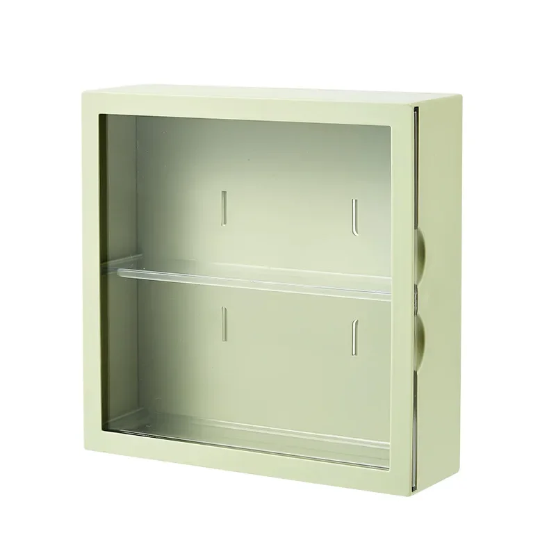 24.5x24.5x8cm Wall Mounted Clear Acrylic Box Figures Display Case Figures Display Stand Dust Proof Doll Toy Storage Box 5