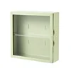 24.5x24.5x8cm Wall Mounted Clear Acrylic Box Figures Display Case Figures Display Stand Dust Proof Doll Toy Storage Box 5