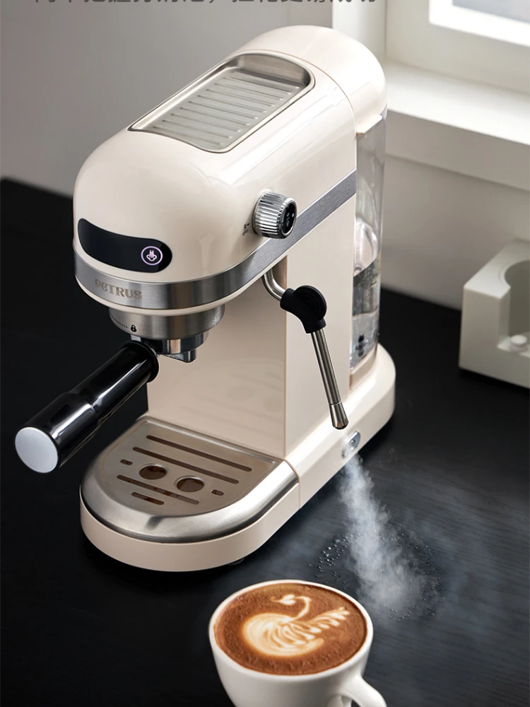 Petrus PE3366 Espresso machine full semi-automatic household steam milk foam machine 15Bra 4