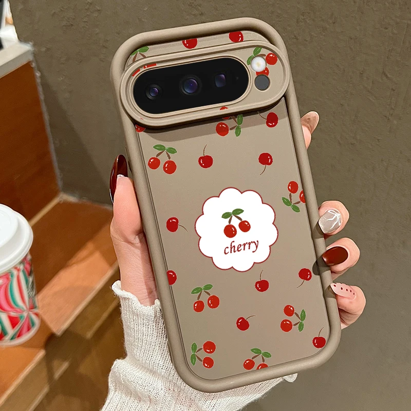 Süße große Kirsche weiche Handyhülle für Google Pixel 10 8 Pro 9A 8A 7A 9 10 Pro XL stoßfeste Abdeckung für Pixel 9 8 7 Pro – Detail 14
