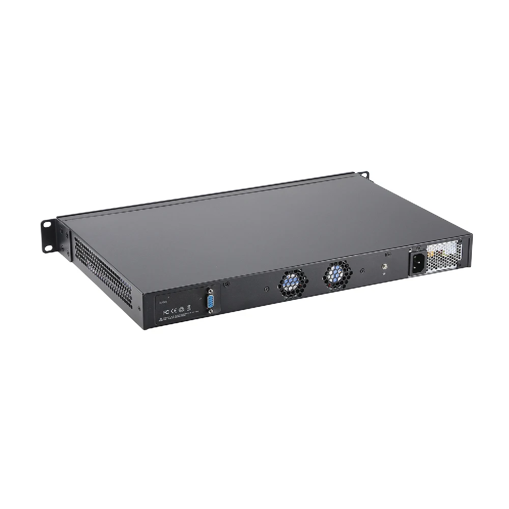 HUNSN Firewall,VPN,19 Inch 1U Rackmount Network Intel core i3/i5/i7,RS44,Appliance,Mikrotik,pFsense,OPNsense,8xLAN,2xSFP+ 2