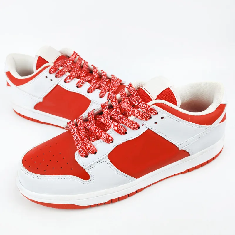 Cashew Blume Schnürsenkel für Schuhe Vergoldung Flache Glänzende Schnürsenkel Turnschuhe Casual Tennis Basketball Schnürsenkel Frau Männer Schnürsenkel – Detail 4