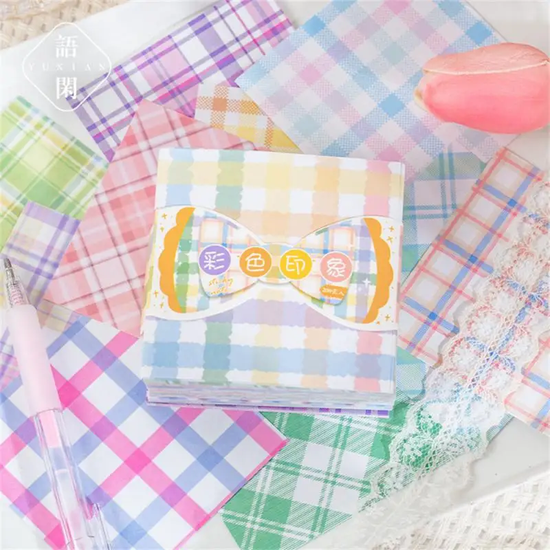 

Message Memo Paper Color Impression Strong Stickiness Cute Cartoon Delicate Color Rich Patterns Material Paper