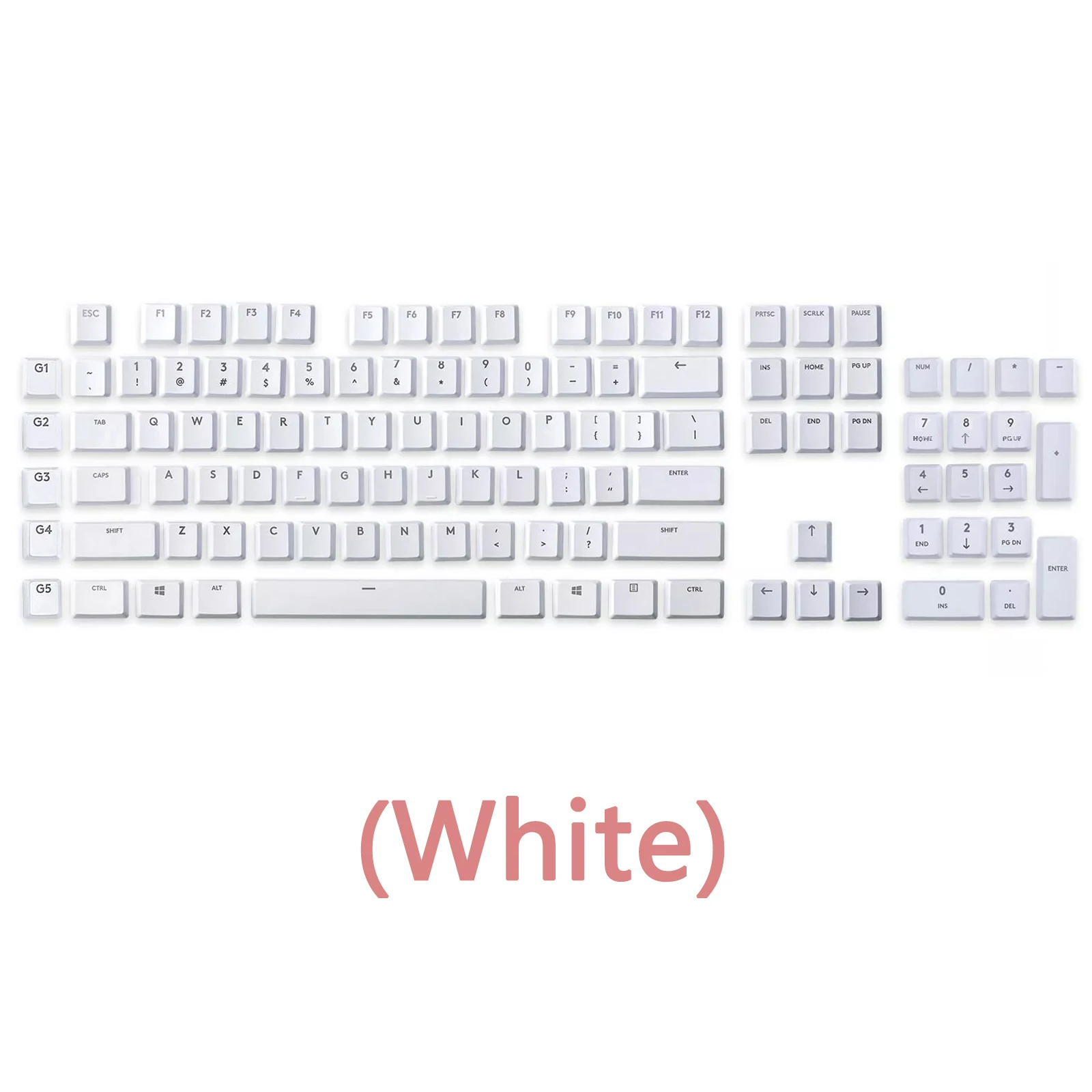 로지텍 G915/G913/G815/G813 TKL RGB 기계식 게이밍 키보드용 G915 키캡 109개 세트 교체품