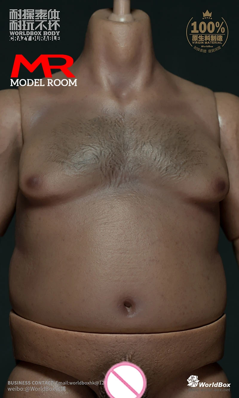 WorldBox AT018 1/6 Male Fat Durable Joint Body 12'' Soldier