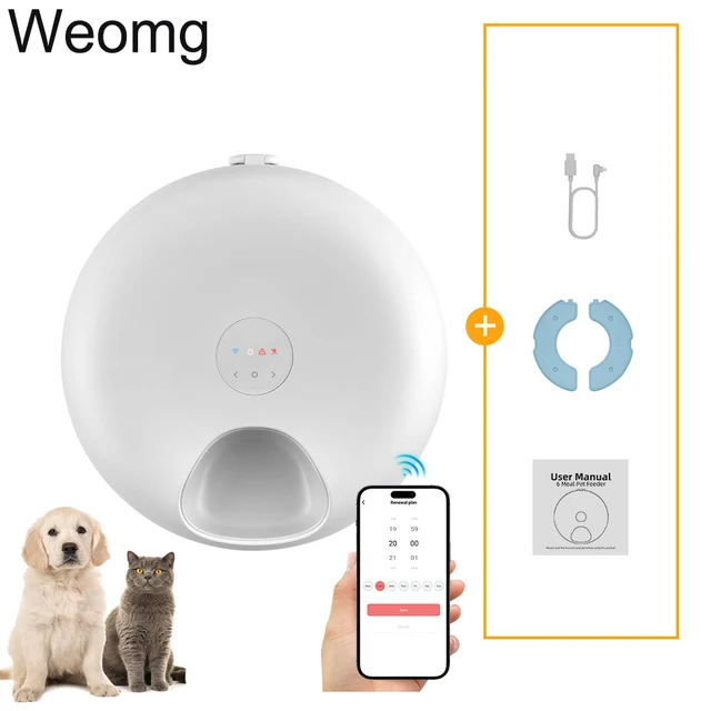 S0cf61e1d1cbd466ca8f513dec4483589g.jpg Rechargable Wet Food Cat And Dog Automatic Feeder Wet Food Samart Dispenser Pet Timed Feeding Wet Food Bowl