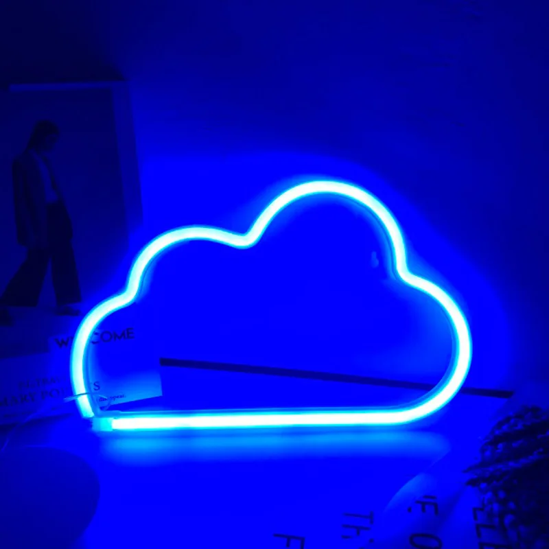 Battery cloud blue