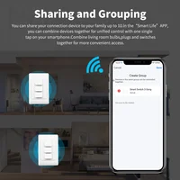 Tuya WiFi Push Smart Switch Button Wall Light Switches 1/2/3gang No Neutral Wire Required Switch Wireless Control Alexa Google - Image 6