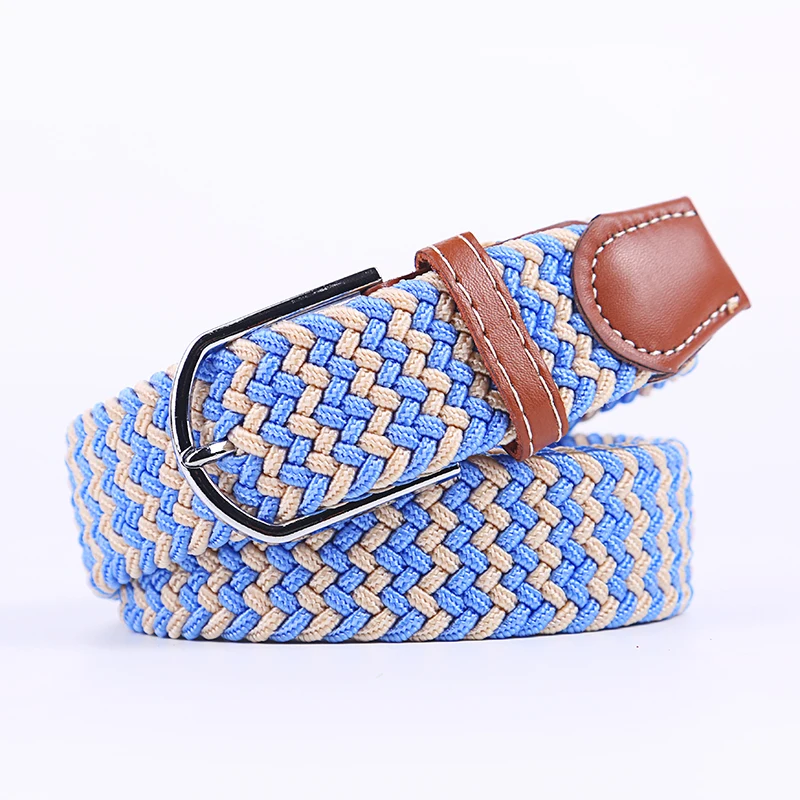 Unisex Eco-Friendly Stretch Belt with Pin Buckle - Versatile Design in 60 Colors