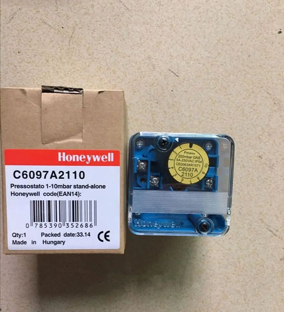 

1 шт., переключатели давления Honeywell C6097A2110, C6097A2110, новинка в коробке