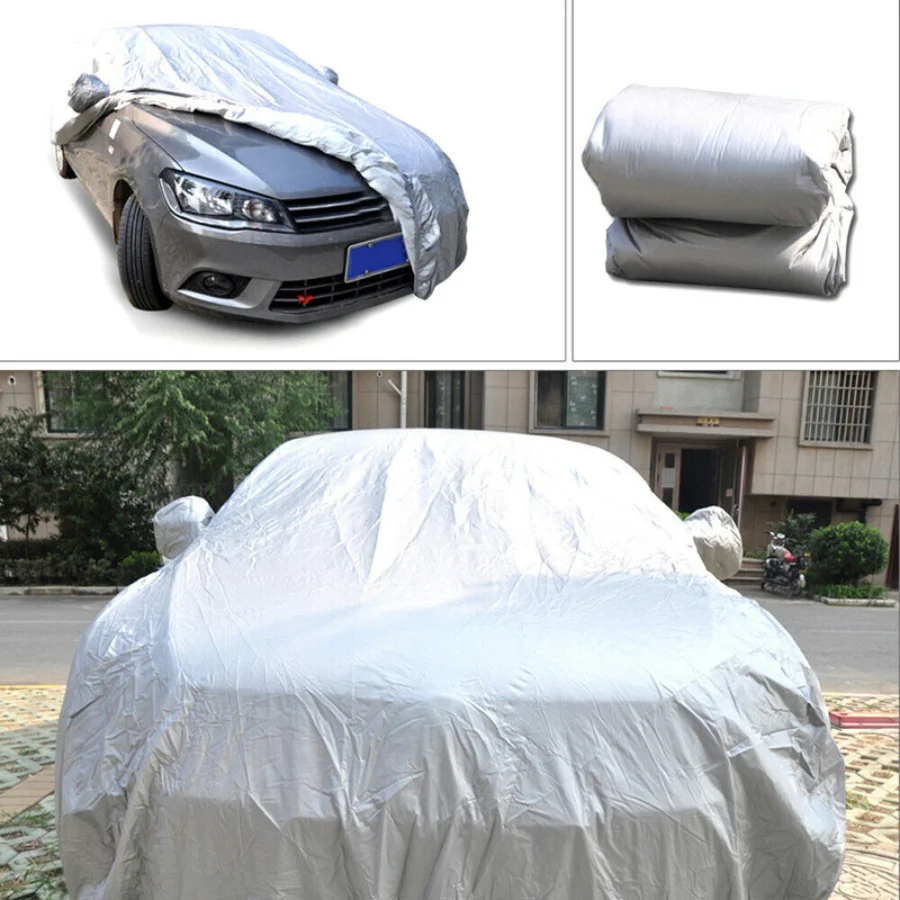 

Auto Cover for SUV Van Truck Waterproof Indoor Outdoor Full Car Cover Sun UV Rain Snow Dust Resistant Protection Size L/XL