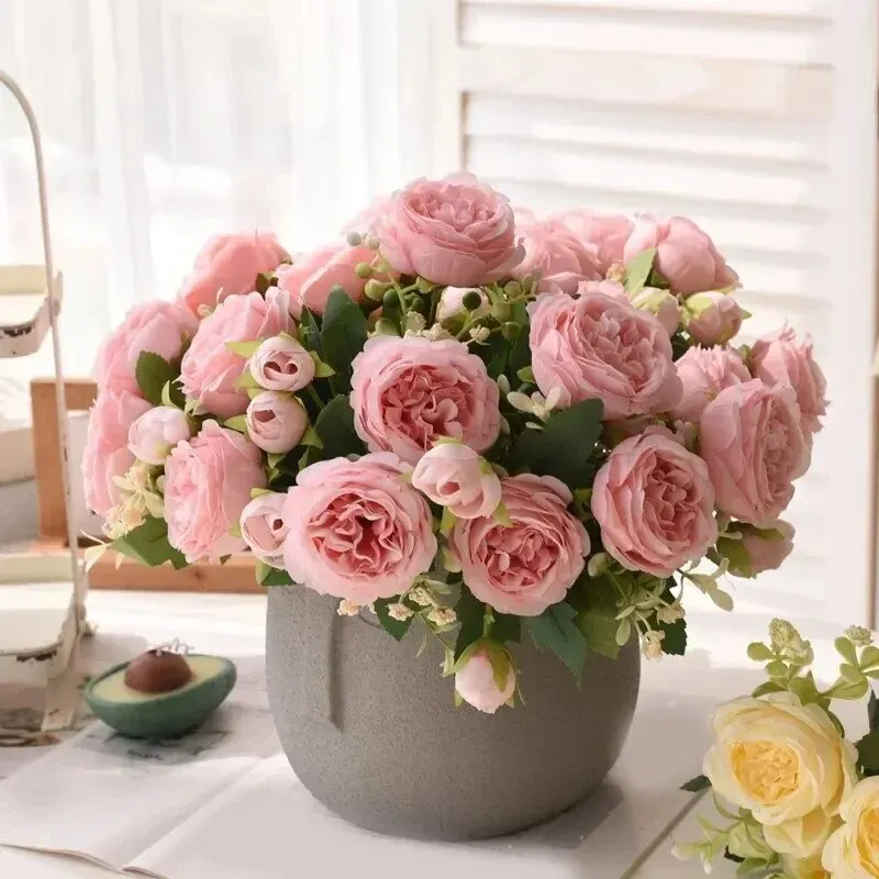 Artificial Flower Bouquet Silk Home Decoration