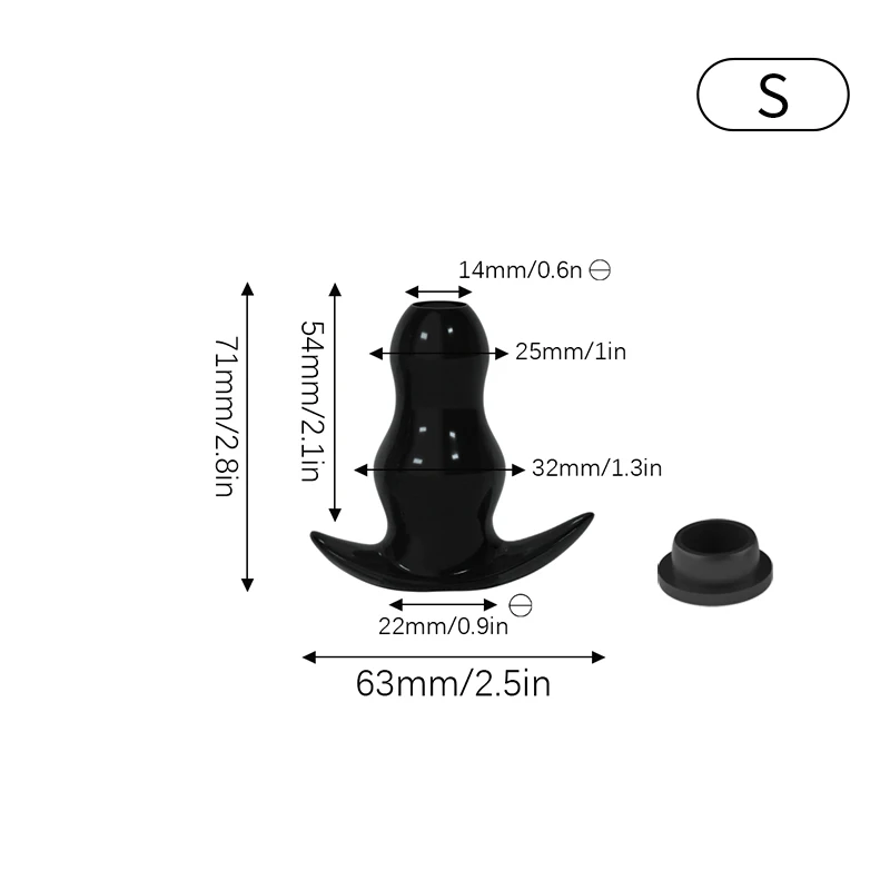 5 Sizes Hollow Anal Plug/Dilator/Dildo Soft Speculum Prostate Massager Butt Plug Set Intimate/Enema Sex Toys For Women Men Gay