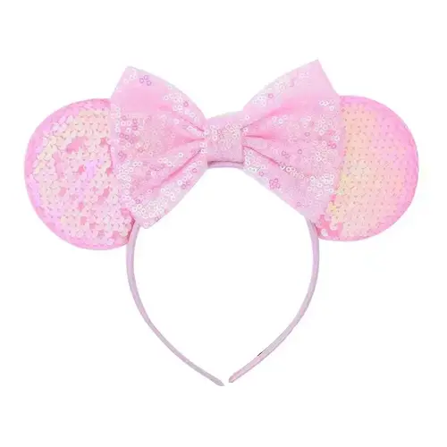 Anime Mouse Ears Headhand Cosplay Kawaii Cartoon Elastic Hair Accessories Party Sequin Bows Hairband Toys Children Adults Gift - Image 23