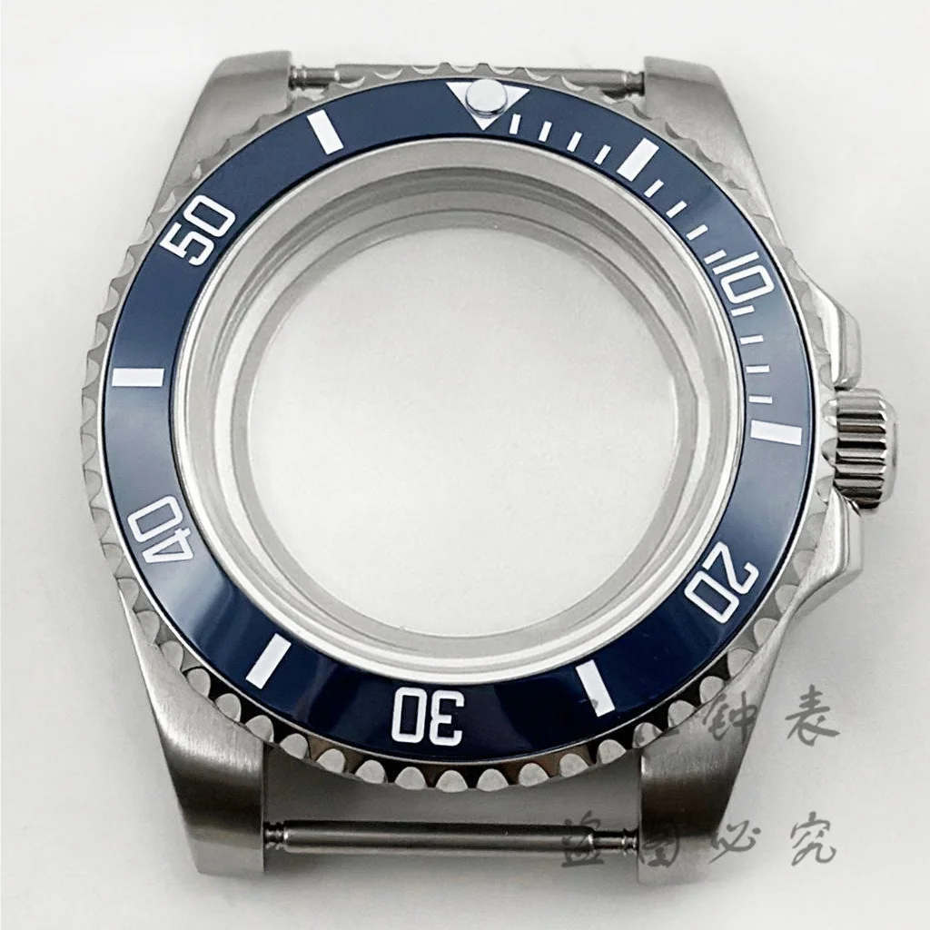 Deep Blue Bezel 40MM Diver Watch Case with Waterproof Sapphire Crystal