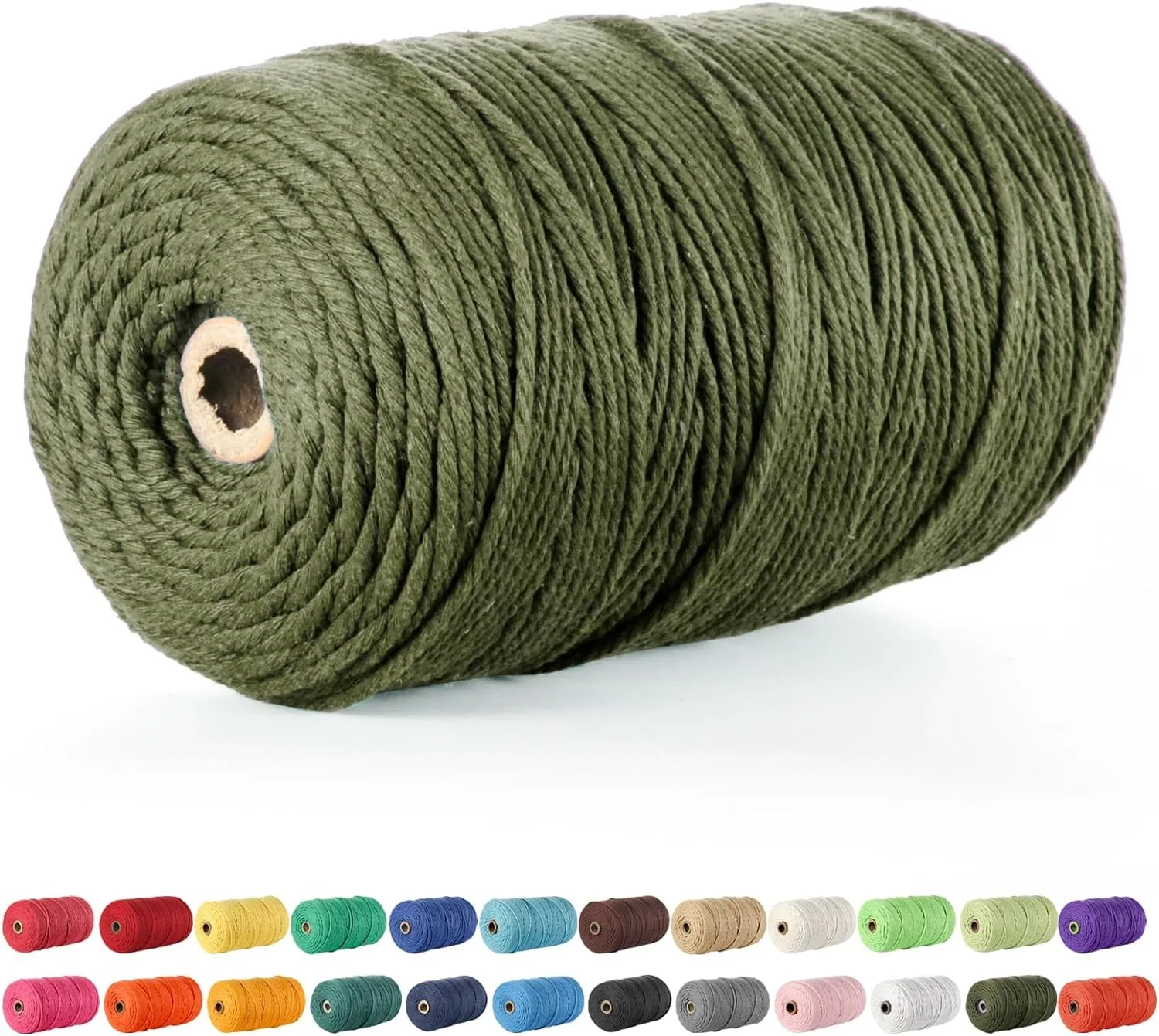3mm Natural Cotton Macrame Cord – 100m 1