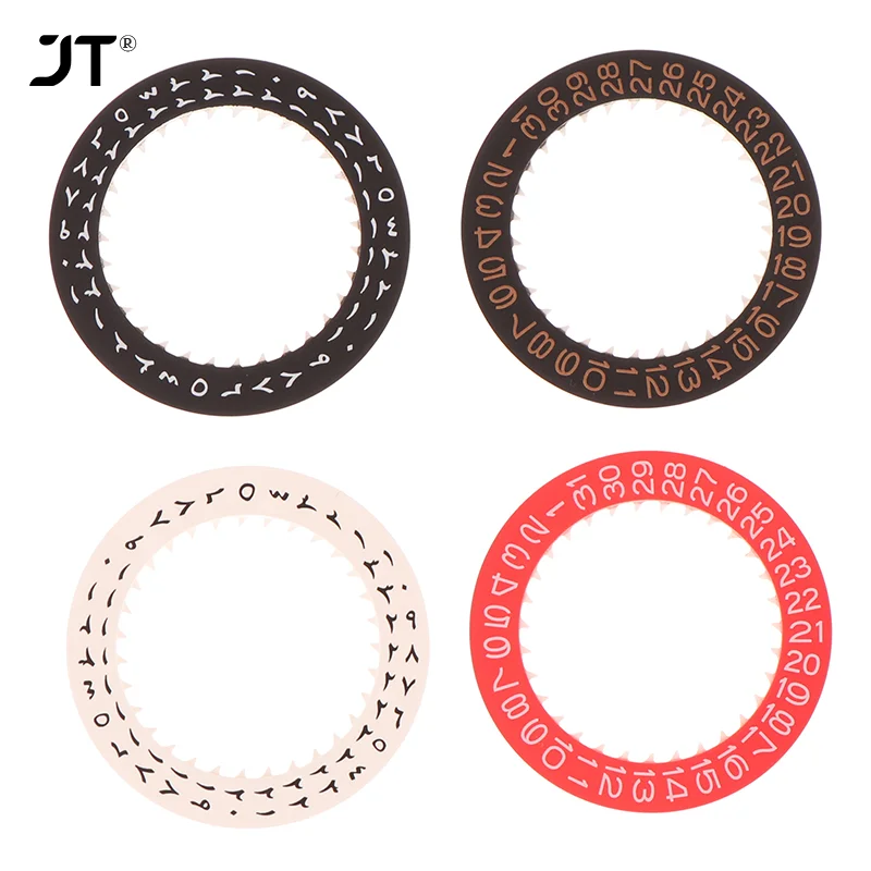 Black and Red Automatic Mechanical Date Dial Wheel