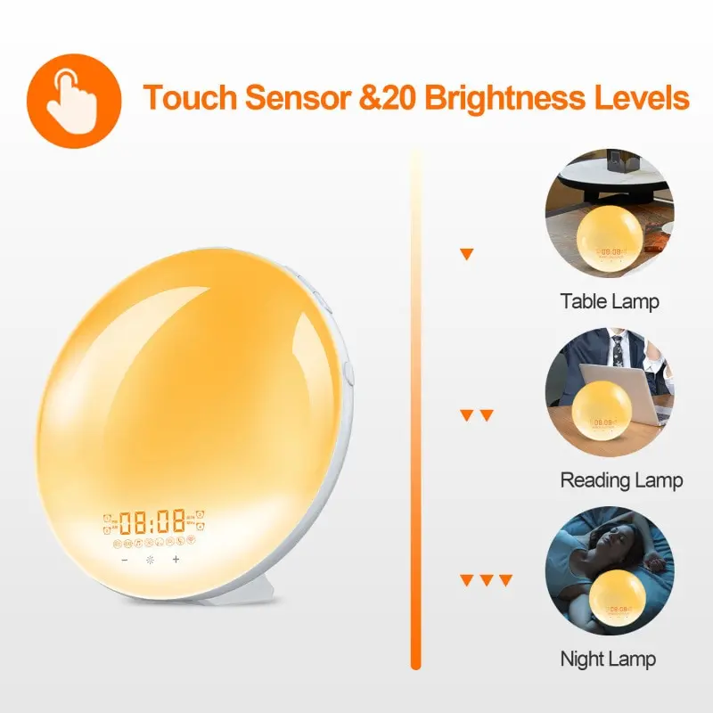 LATME Sunrise Alarm Clock v9306.1blu.de