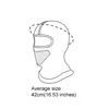 GTUBIKE Ski Mask Motorcycle Riding Full Face Mask Neck Warm Winter Warm Balaclava Windproof Cycling Cap Outdoor Skiing Mask Hat 2