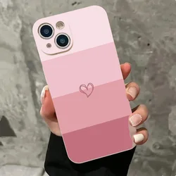 Vibrant Love Heart Shockproof Silicone Phone Case Cover for iPhone 12 Pro (-1)