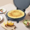 Waffle Cone Maker Waffle Cone and Bowl Maker Homemade Ice Cream Cone Iron Machine Waffle Maker Kitchen Appliance 220V EU Black 2
