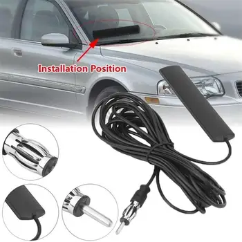 Antenna Radio FM Universale per Auto, Amplificatore di Segnale per Veicoli, Barche, Camper, Dispositivo Potenziatore di Segnale, Antenna per Auto