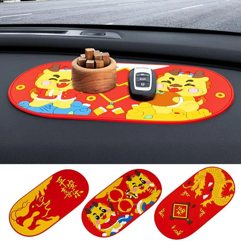 

Car Anti-Slip Mat PVC Auto Adhesive Dragon Sticky Mat Dirt Resistant Dashboard Storage Organizer Mat Cars Interior Accessories