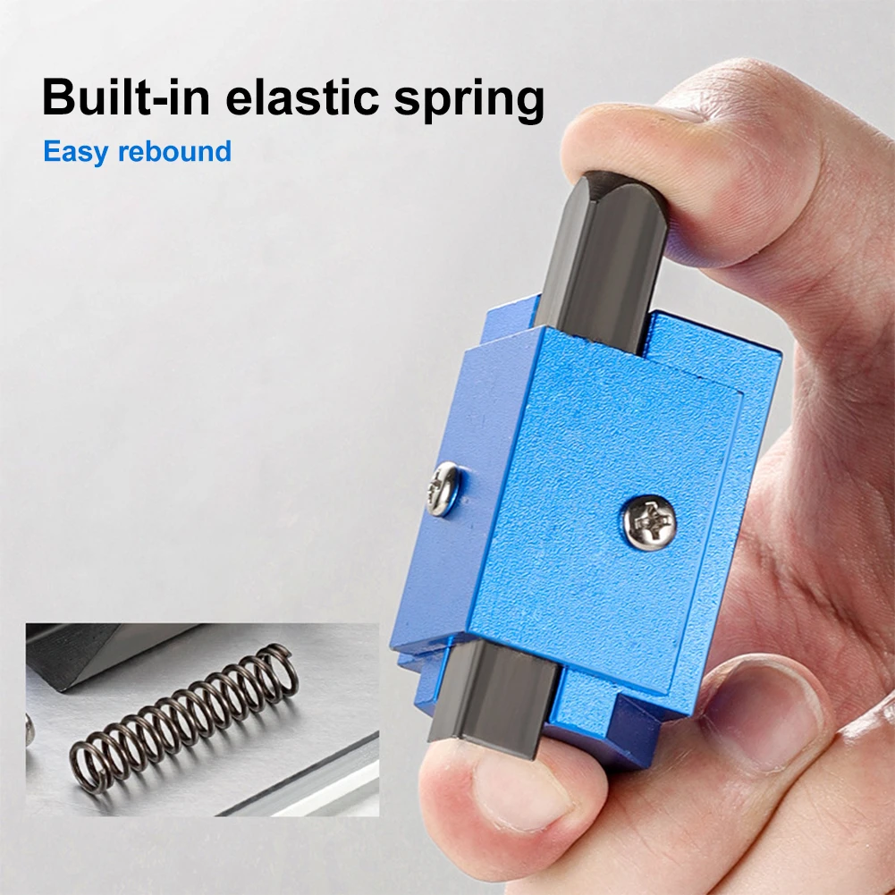 

4pcs Multifunctional Corner Chisel High-speed Steel HSS Square Hinge Recesses Mortising Template Kit Hardware Woodworking Tool