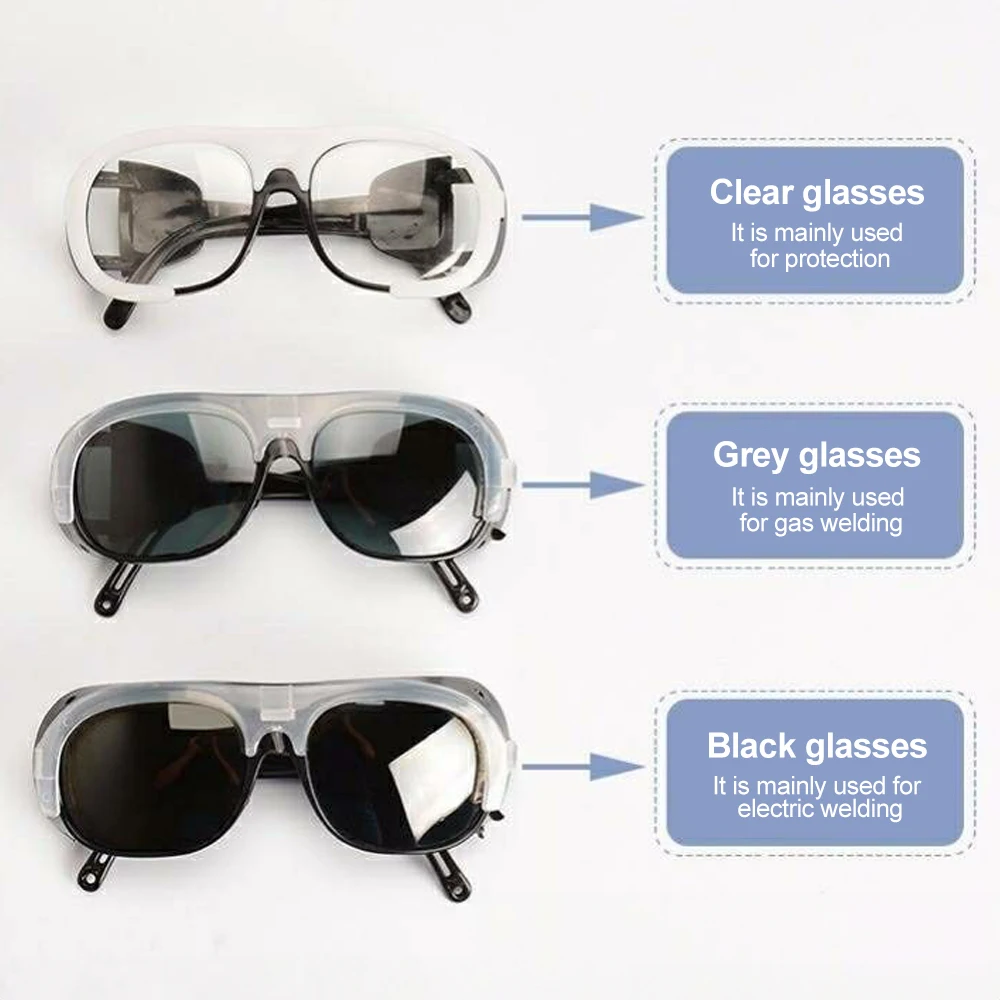 Welding Glasses 1PCS Auto-darkening Protective Screen Sealed Anti-splash Eye Protection