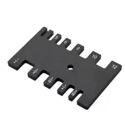 Premium Aluminum Router Table Insert Plate with Miter Gauge for DIY Woodworking Projects (Ruler)