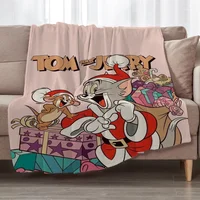 Microfiber Blanket King Size T-Tom and Jerrys Designer Throw Blanket Luxury Warm Winter Blankets for Sofa Bed Blankets & Throws 1