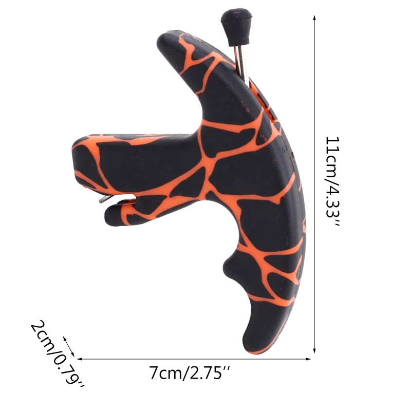 3 Finger Grip Thumb Caliper Trigger Archery Thumb Caliper Trigger Release Aids for Compound Bow