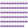 Pack of 100 LED Keychain Flashlight, 395Nm UV Keychain Flashlight, UV Light Flashlight Keychain,Purple 1