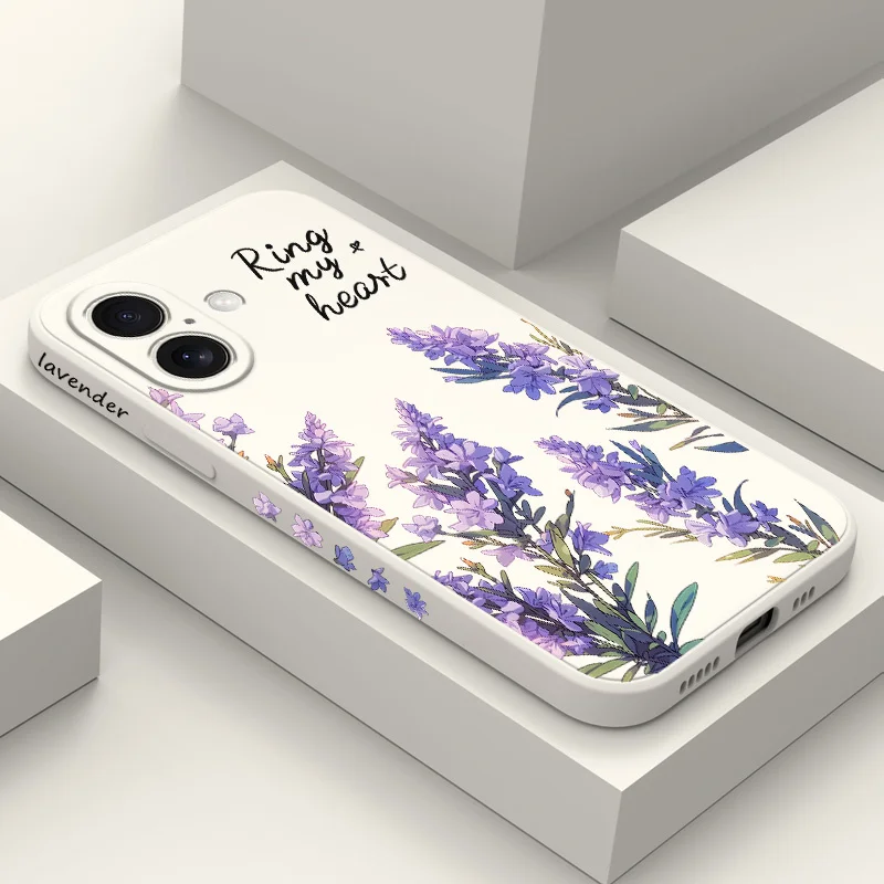 Lavender Bliss Silicone Phone Case