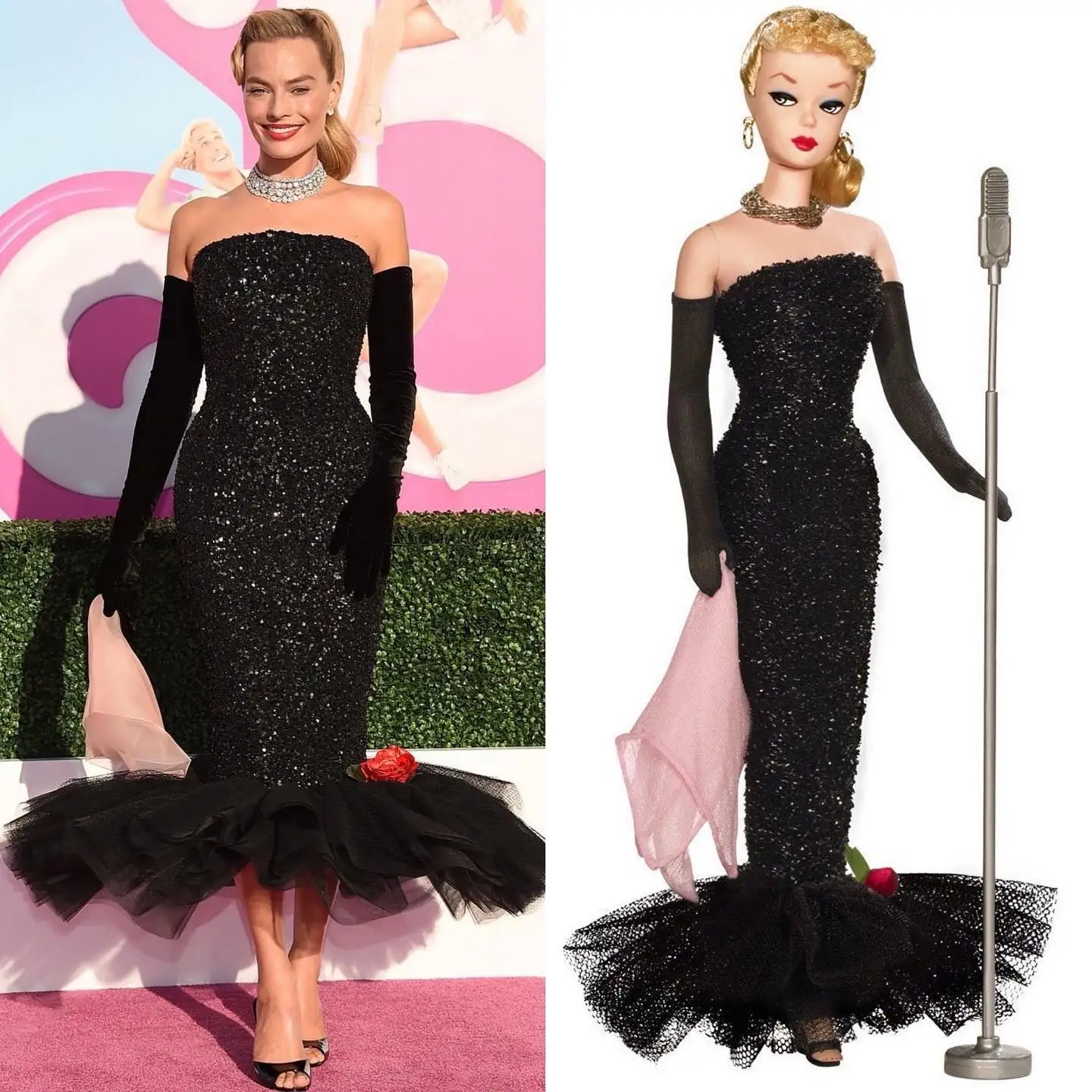 

2023 New Celebrity Red Carpet Fashion Women Sexy Off the Shoulder Sequins Bodycon Long Dress Gloves Evening Party Dress