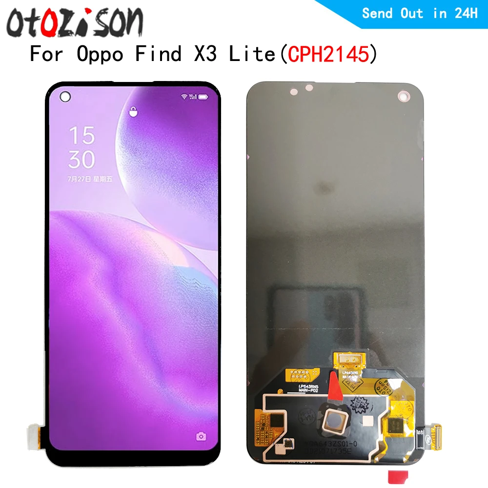 Kit De Réparation écran Complet Pour OPPO Find X3 Lite 5G - Vitre Tactile + écran LCD - 6.43 Pouces - Neuf