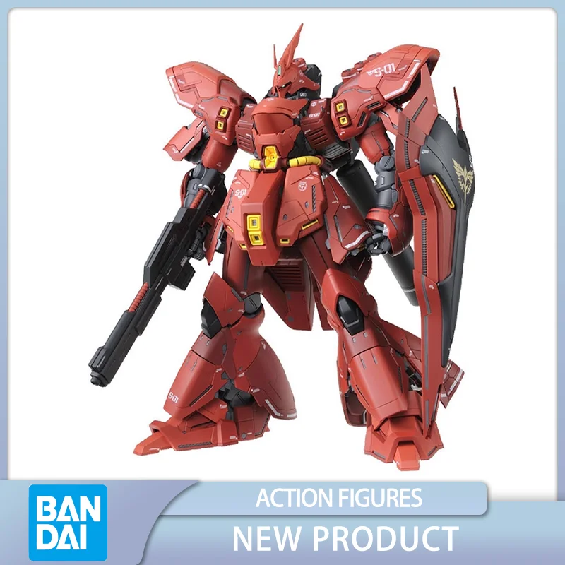 

BANDAI Backordered 1/100 MG MSN-04 Sazabi Ver. Ka Gundam Model Kit Anime Action Figure Assembly