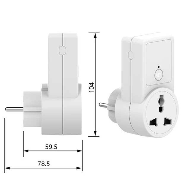 Wireless Remote Control 433MHZ RF Power Outlet Light Switch Socket Remote  Control Socket EU 433Mhz For Smart Home