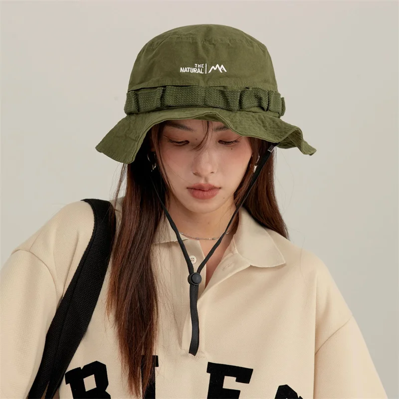 

2023 New Cowboy Bucket Hats For Womens Panamas Foldable Fashion Solid Colour Hip Hop Hat Outdoor Travel For Gift Free Shipping